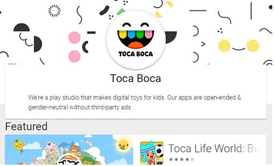 Toca Boca Games